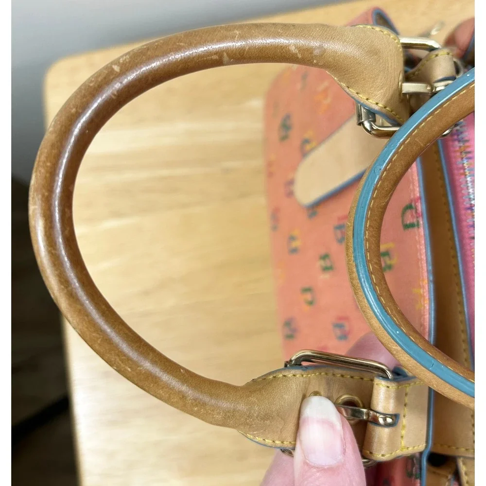 VTG Y2K Dooney & Bourke Satchel Wallet SET 